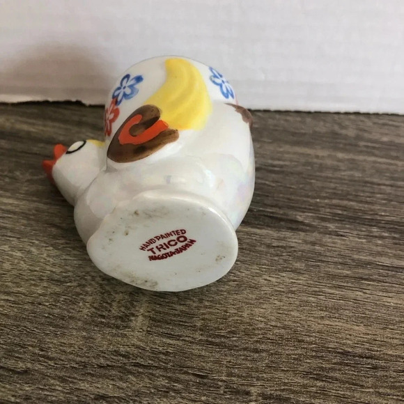 Vtg Handpainted Egg Cup - Picture 7 of 8